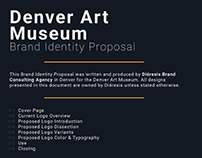Proposal: Denver Art Museum Brand Identity Rework