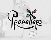 Propellers. Logotype Animation studio