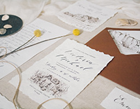 Etretat. Calligraphy wedding collection