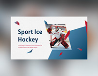 Dynamic Ice Hockey - free Google Slides Presentation