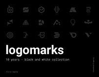 logomarks - black and white - 10 years collections