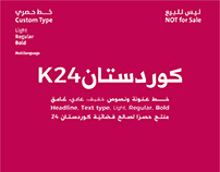 K24 Font | خط كوردستان24