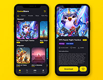 Game Store - Mobile App Concept Design