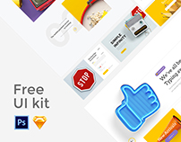 Free UI Kit | Landing