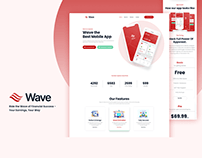 Landing Page Wave: WaveEarnings App Redefining Journey