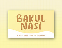Bakul Nasi free font for commercial used