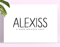Alexiss Sans Serif Font