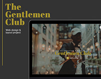 Gentlemen Club Web design project