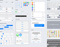 ios 9 and 10 GUI psd free download