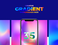 Creative Gradient Background Free - iPhone X Inspired