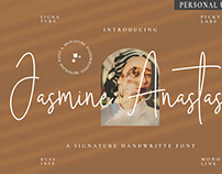 Jasmine Anastasya Signature Font