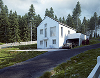 Wooden houses in Norway