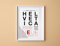 Helvetica posters