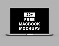 20+ Best Free MacBook Mockup PSD Templates