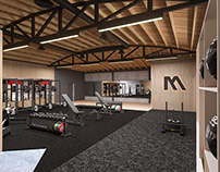 Gym | Fitness Center | 3D Interior Rendering