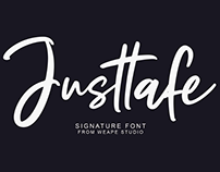 Justtafe - Signature Font