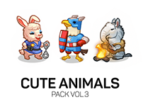 Cute Animals - Spine animations pack vol.3