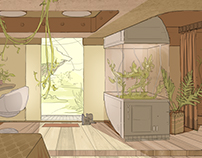 herbalists room concept