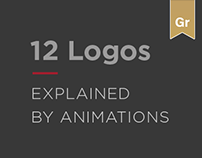 Logo Collection: 12 Logos Explained by Animations.