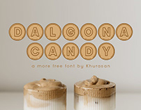 Dalgona Candy free font for commercial use