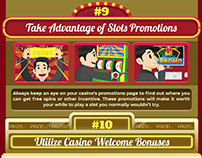Top 10 Slot Machine Tips Infographic