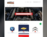 Autoparts site + webscrapper