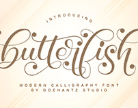Butterfish - A Modern Calligraphy Font