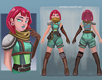 GAMING CHARACTOR CONCEPT ART