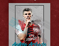 Andrey Arshavin Arsenal Poster Soccer