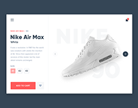 Order page - Nike Air Max
