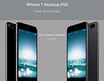 IPhone 7 Mockup PSD free download