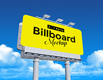 Free Outdoor Advertising Billboard Mockup PSD