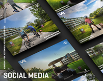 Social Media Posters for Villa Residence Resort