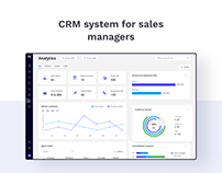 CRM system for sales managers