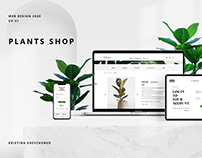 Web design for Plants Shop