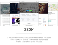 Tempo free WordPress Theme + Zeon WordPress Plugin