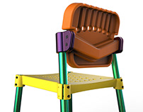 Plastic assembly chair Traverse