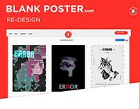 Blank Poster Website Redesign