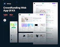 Crowdfunding Web App UI Kit - Virtue