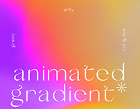 Animated Vibrant & Grainy Gradients