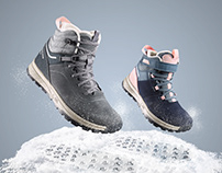 QUECHUA winter shoes 500 for children