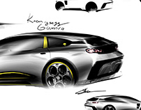 Koenigsegg Gamora Suv Design SKetch Exploration