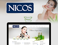 Nicos Cosmetics - Web Arayüz Tasarımı