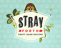 Stray Forth Craft Hard Seltzer Identity & Packaging