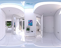 White Interior 360° virtual tour