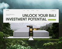 Bali Capital / Real estate investment agency / Website