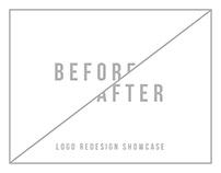 Before/after - Logo redesign showcase