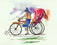 Rickshaw puller