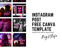 FREE Canva Instagram Social Media Post Template