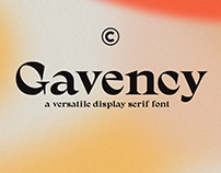 Gavency – Display Serif Font (Free Download)